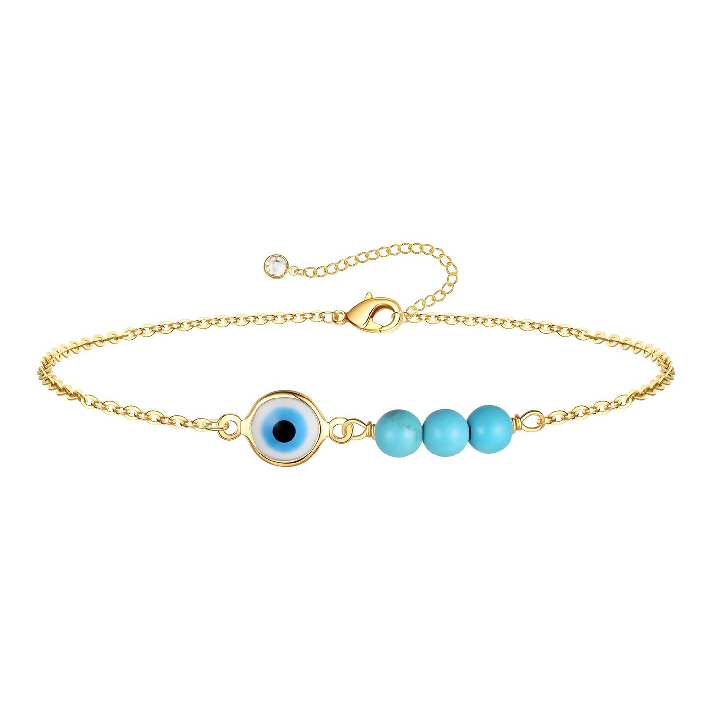 Angel eye bracelet blue